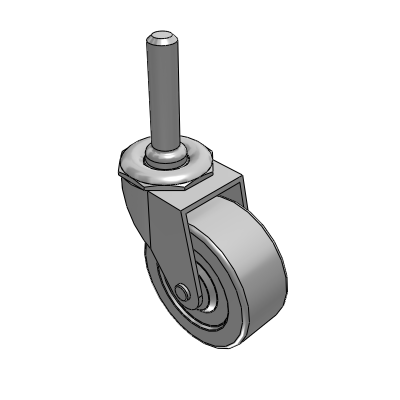 Swivel Bolt Hole & Stem Casters - Threaded Stem Swivel
