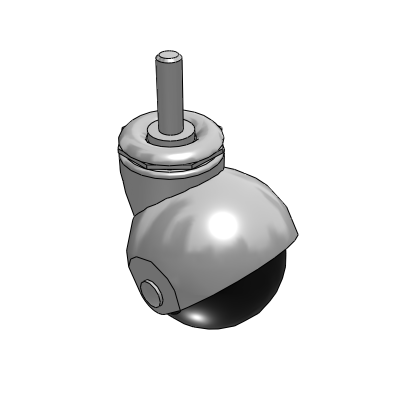 Swivel Bolt Hole & Stem Casters - Threaded Stem Swivel