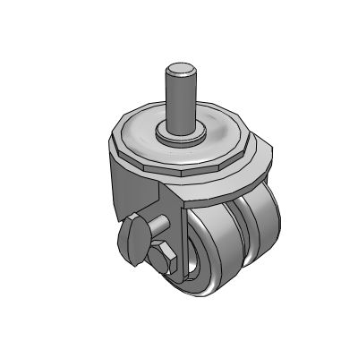 Swivel Bolt Hole & Stem Casters - Threaded Stem Swivel