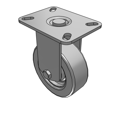Rigid Plate Casters
