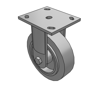 Rigid Plate Casters