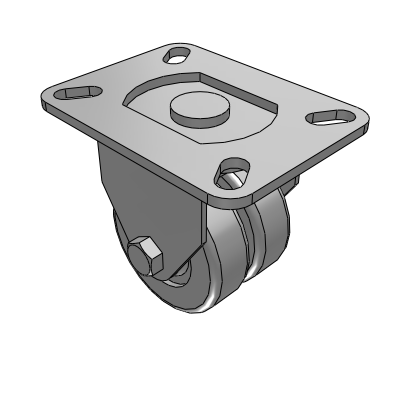 Rigid Plate Casters