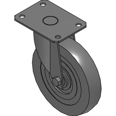 Swivel Plate Casters - Swivel