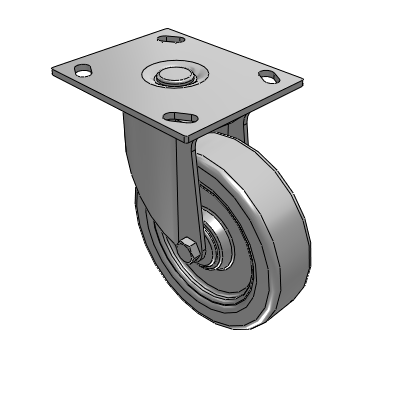 Swivel Plate Casters - Swivel