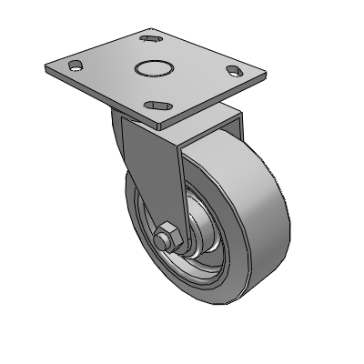 Swivel Plate Casters - Swivel