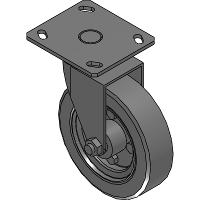 Swivel Plate Casters - Swivel