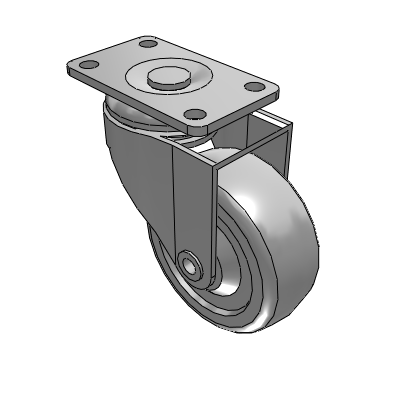 Swivel Plate Casters - Swivel