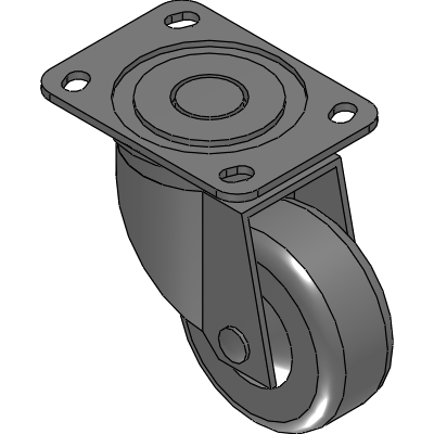 Swivel Plate Casters - Swivel