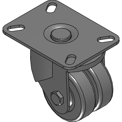 Swivel Plate Casters - Swivel