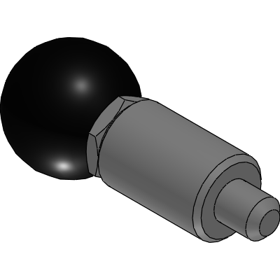 Weld On Spring Plungers - Ball Knob