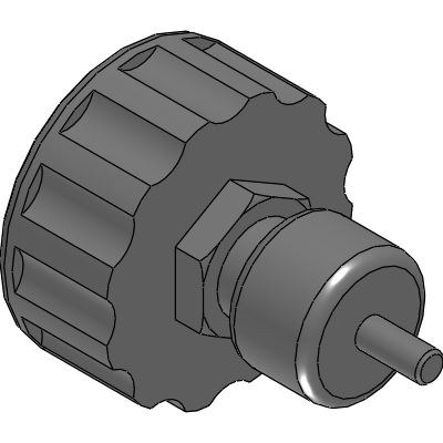 Weld On Spring Plungers - Lobed Knob