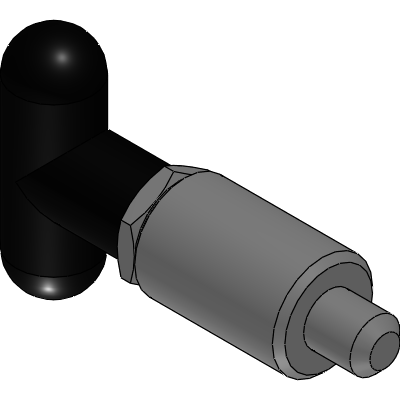 Weld On Spring Plungers - T-Handle