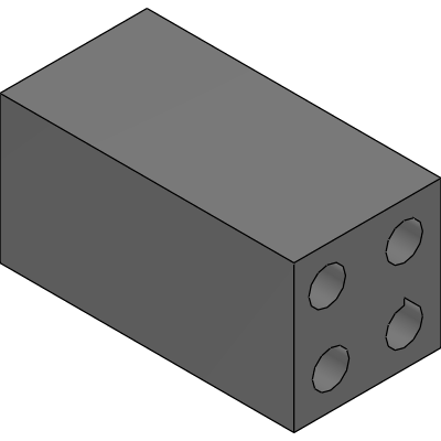 Fixture Block - 4X x 4Z Configuration