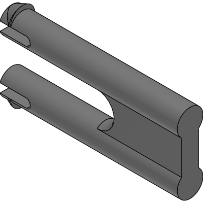 Systemhalter aus Kunststoff