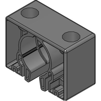 Systemhalter aus Kunststoff