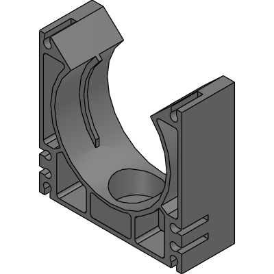 Systemhalter aus Kunststoff