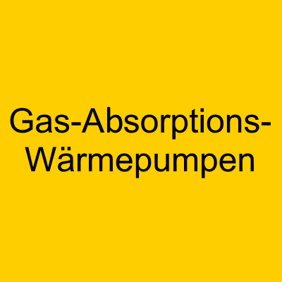 Gas-Absorptions-Wärmepumpen