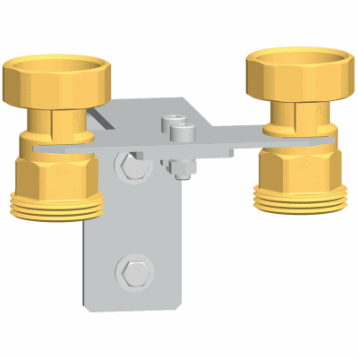 Wandkonsole für eine Heizkreisstation