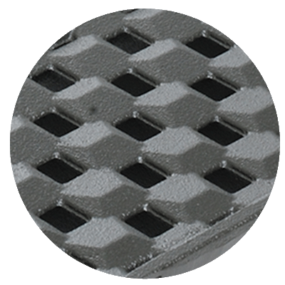 Grilles lourdes en fonte