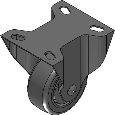 Zinc Durolite Plate Castors