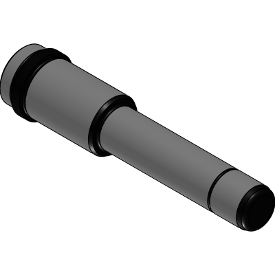 Shouldered guide columns