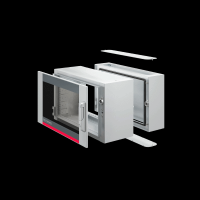 AX Wall-mount enclosure, 3-part