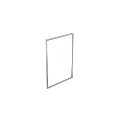 Schutzzaunsystem Allround Element mit Polycarbonat mit Breiten von 174mm - 1507mm