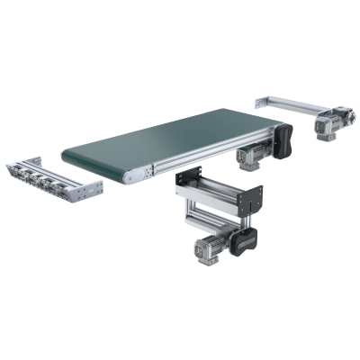 Belt Conveyor C8N Typ C width from 600mm - 1200mm and length from 1000mm - 6000mm
