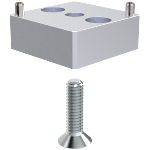 Connettore di collegamento 40 x 40, kit