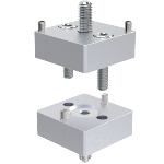 Connettore frontale 40x40, kit