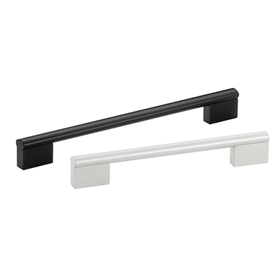 Bow handles / tube handles / machine handles for cabinets and doors: aluminum