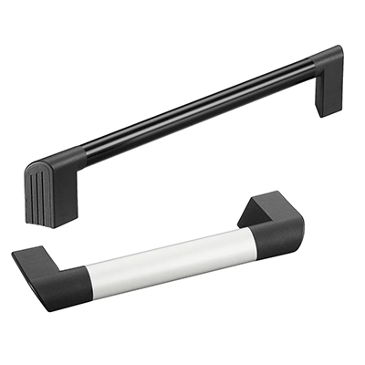 Bow handles / tube handles / machine handles for industrial equipment: aluminum, plastic /polyamide, oval