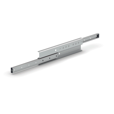 가변 스트로크 어플리케이션용 경화 스틸 텔레스코픽 레일, 전체 연장, 겹줄 볼 베어링(최대 하중 8326N, 최대 폐쇄 길이 1970mm)