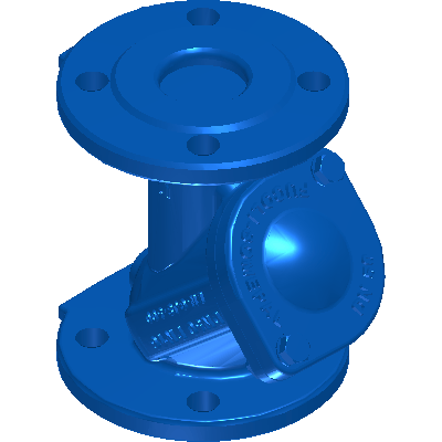 ROYKON Ball Checkvalve wdrain DN100 Industrial Valves