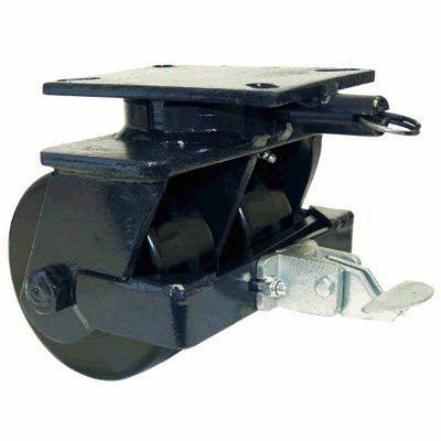 Kingpinless Dual Wheel Casters