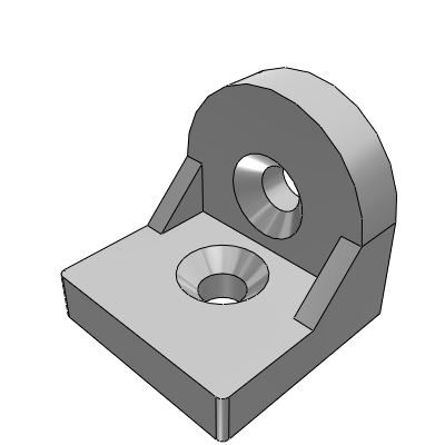 20X20 BR ALUMINIUM PROFILE, 3D CAD Model Library