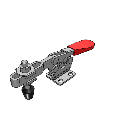 Horizontal Handle Type Toggle Clamps-Flange Base Type