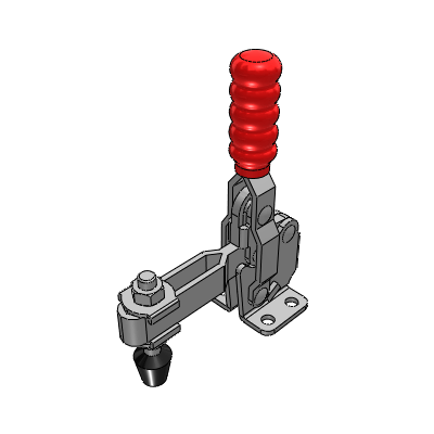 Vertical Handle Type Toggle Clamps-Flange Base & Short Arm Type