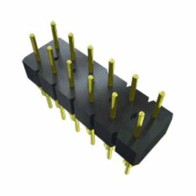 BBD Series - (2,54 mm) .100'' Double Row, Screw Machine Terminal Strip