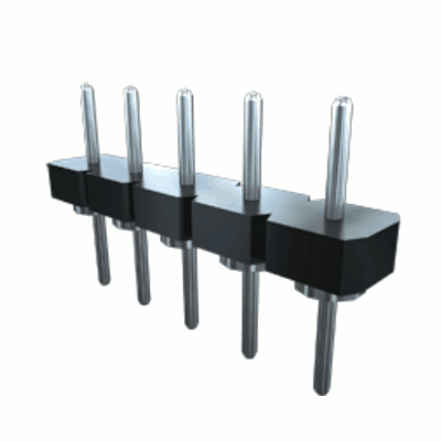 BBL Series - (2,54 mm) .100'' Low Profile Single Row, Screw Machine Terminal Strip