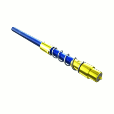 BE25S Series - Bull's Eye® Rugged Solid FEP Dielectric, 25 AWG Microwave Cable Assembly