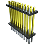 .050" Flex Stack, Flexible Micro Board Stacker, Through-hole