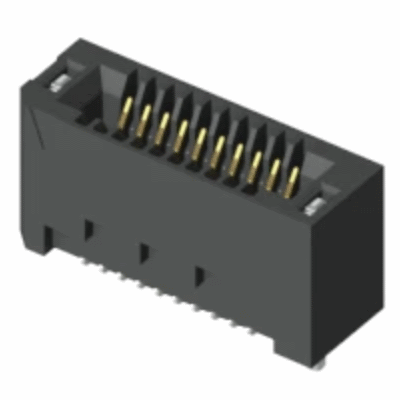 HSEC1-DV Series - 1.00 mm Edge Rate® High-Speed Edge Card Connector, Vertical
