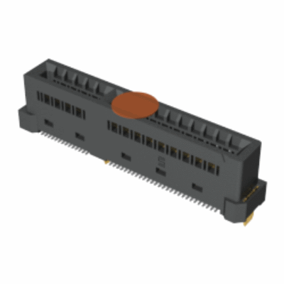 HSEC6-DV Series - 0.60 mm Edge Rate® High-Speed Edge Card Connector, Vertical