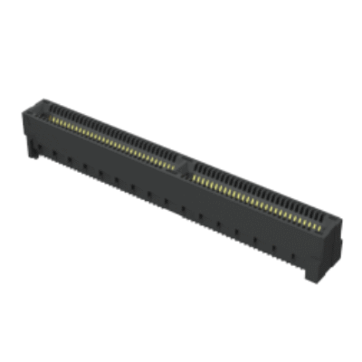 HTEC8 Series - 0.80 mm Rugged High-Speed Edge Card Connectors