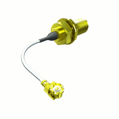 MH081 Micro High Frequency RF Cable Assembly, 0.81 mm DIA Coax Cable