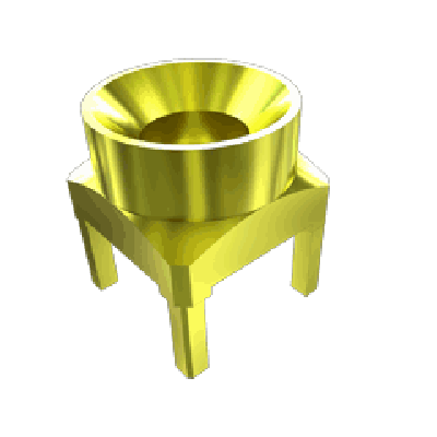 SMP-TH Series - 50 ohm SMP Plug, Through-hole, 40 GHz