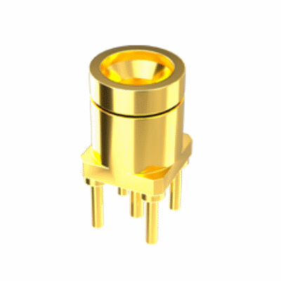 SMPM-ST-TH Series - 50 Ohm SMPM Plugs to 65 GHz, Through-hole