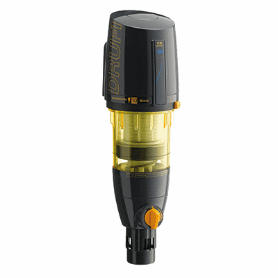 Semi-automatic backwash filter