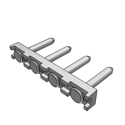 CSMD__0A_-0N - SMD male connector 0° side stackable h=9.5mm , 12 A, Reflow SMD, 5 , 10 mm